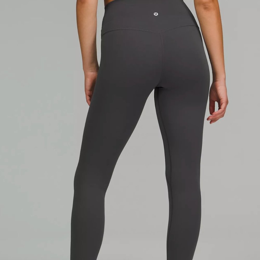 lululemon Align™ High-Rise Pant 25" Color: Graphite Grey Size: 4 Quality: Worn - Picture 3 of 3